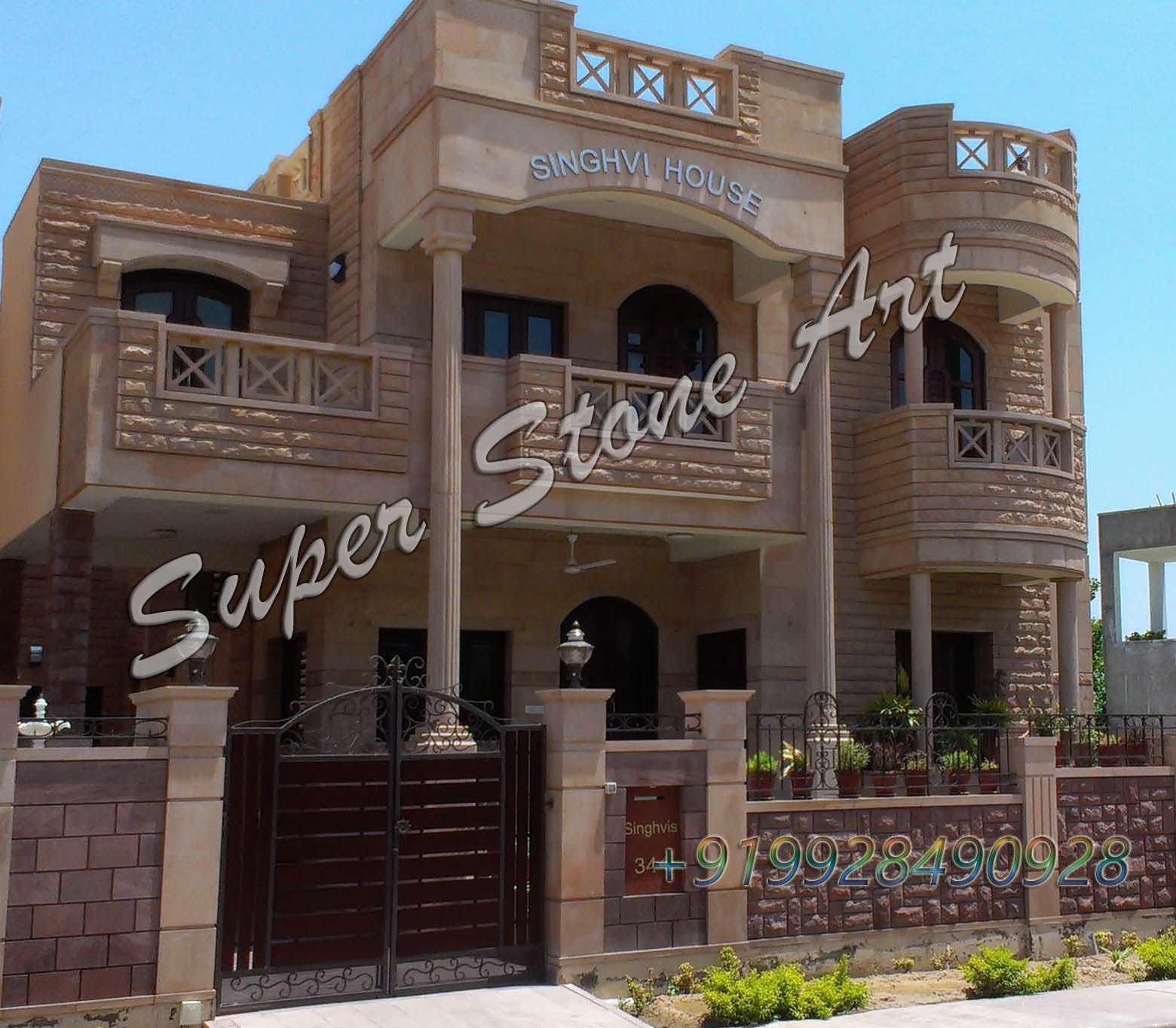 Front Elevation Designsjodhpur Sandstone Jodhpur Stone Art intended for Home Design Jodhpur