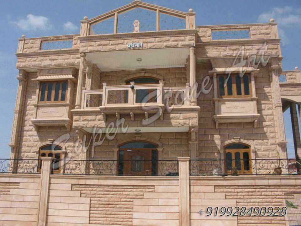 Front elevation designs,jodhpur sandstone, jodhpur stone art ... - jodhpur stone house, stone house design, chittar stone , jodhpur pink  stone, jodhpur